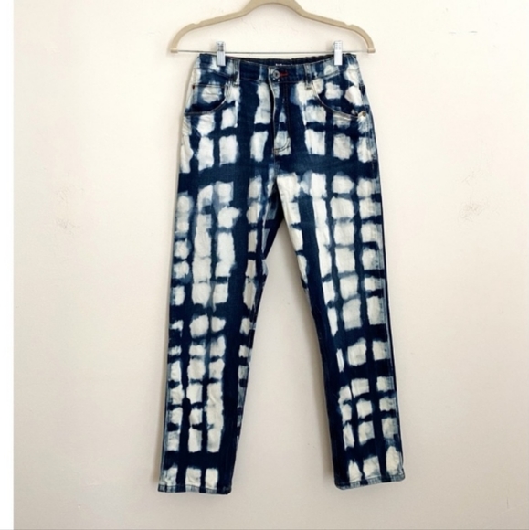 WRANGLER Vintage Tie Dyed Splatter Jeans #90s - Picture 2 of 5